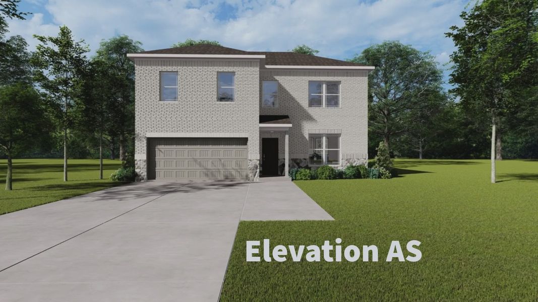 Representative exterior photo of a completed home built from the Seabrook by Stonehollow Homes in Anderson Crossing, Trenton, TX (Image 3). Representative exterior photo of a completed home built from the Seabrook by Stonehollow Homes in Anderson Crossing, Trenton, TX (Image 3).