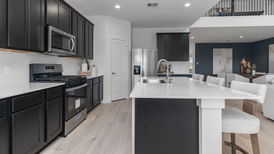 Furnished interior view inside a new home in Tamarron, Fulshear (Image 22).
