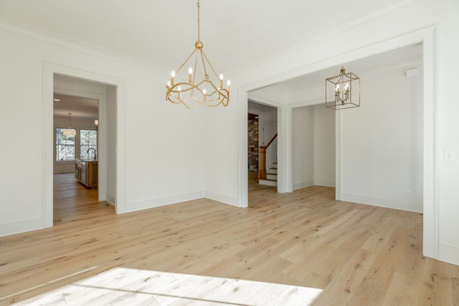Representative unfurnished interior of a home built from the Summerbrook by Riverstone Construction, LLC in River Gorge Ranch, River Gorge Ranch (Image 24).