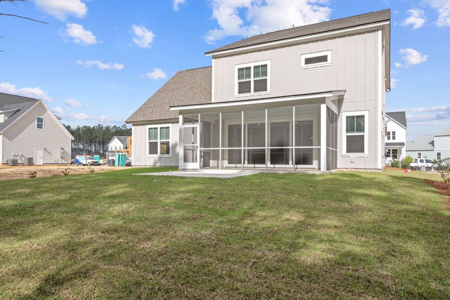 Exterior details and patio area of a home in Nexton, Summerville (Image 4).