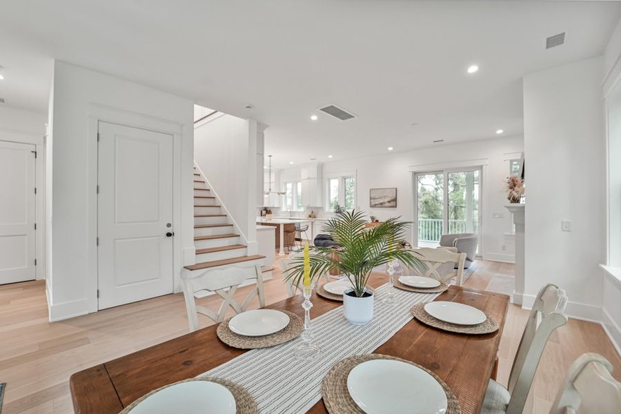 Furnished interior view inside a new home in , Charleston (Image 26).