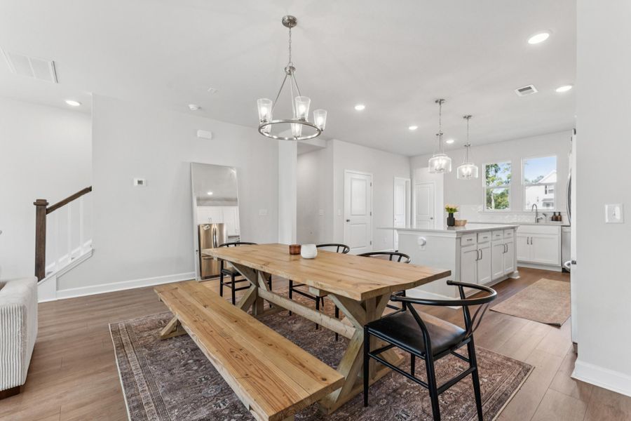 Furnished interior view inside a new home in , Summerville (Image 10).