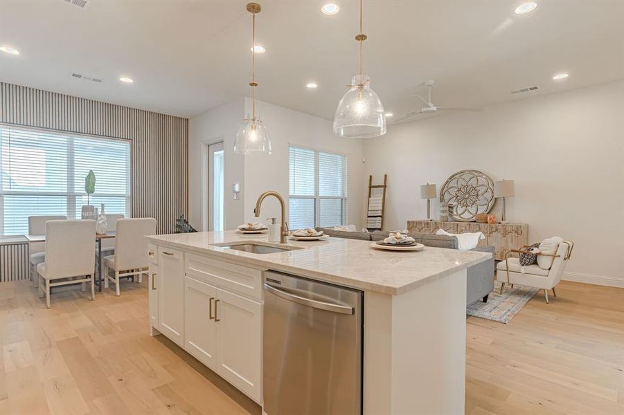 Furnished interior view inside a new home in , Aledo (Image 12).