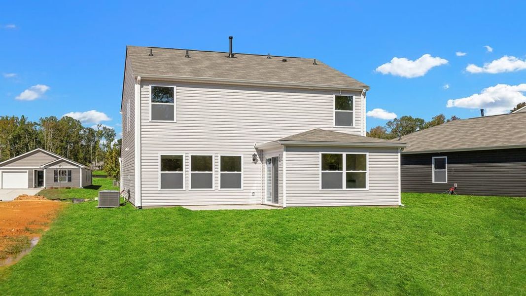 Exterior details and patio area of a home in Varner Station, Woodruff (Image 2).