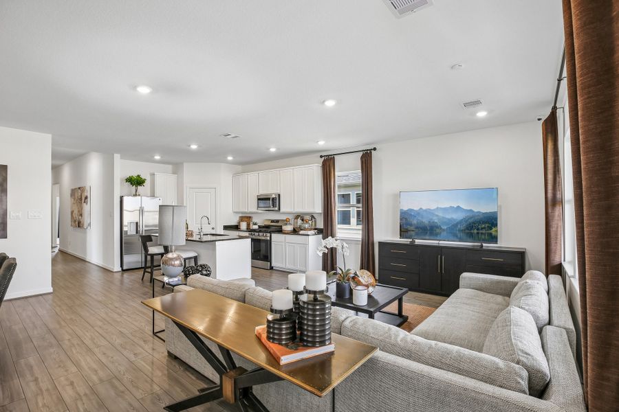 Representative furnished interior of a home built from the Charlton by Taylor Morrison in Mason Woods, Cypress (Image 8).