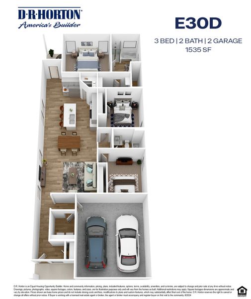 2D floor plan layout of this home in Cypress Green, Tomball, TX (Image 3). 2D floor plan layout of this home in Cypress Green, Tomball, TX (Image 3).