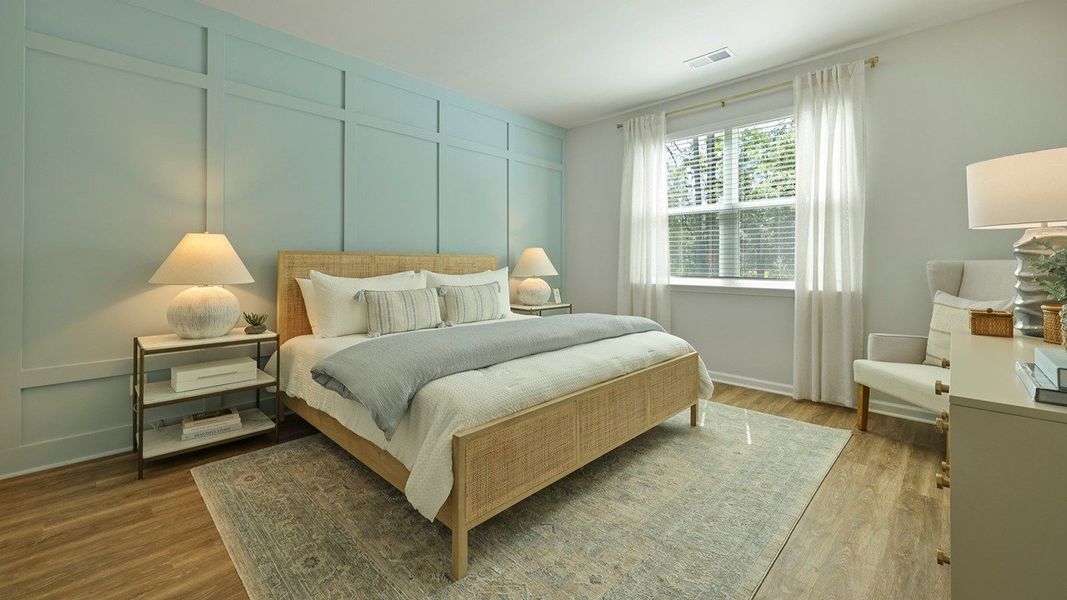 Furnished interior view inside a new home in Pineview North, Summerville (Image 9).
