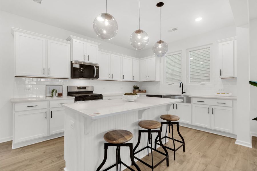 Furnished interior view inside a new home in Homecoming, Ravenel (Image 11).