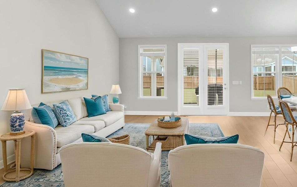 Furnished interior view inside a new home in High Point at Foxbank, Moncks Corner (Image 37).