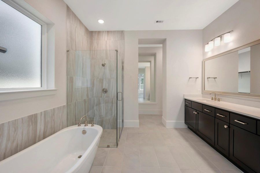 Furnished interior view inside a new home in The Woodlands Hills - Premier Collection, Willis (Image 15).