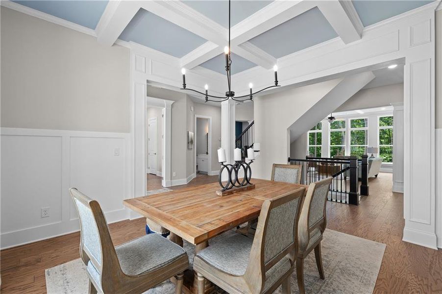 Furnished interior view inside a new home in , Cumming (Image 17).