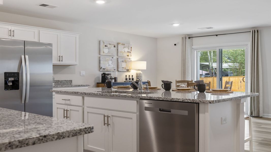 Representative furnished interior of a home built from the Cali by D.R. Horton in Rocky River Ridge, Anderson (Image 14).