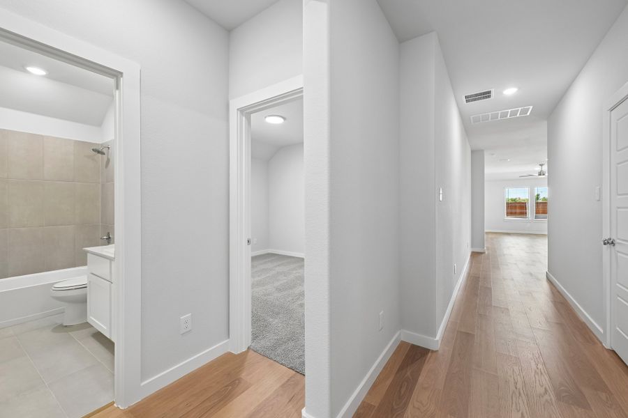 Foyer in the Heisman home plan by Trophy Signature Homes Foyer in the Heisman home plan by Trophy Signature Homes