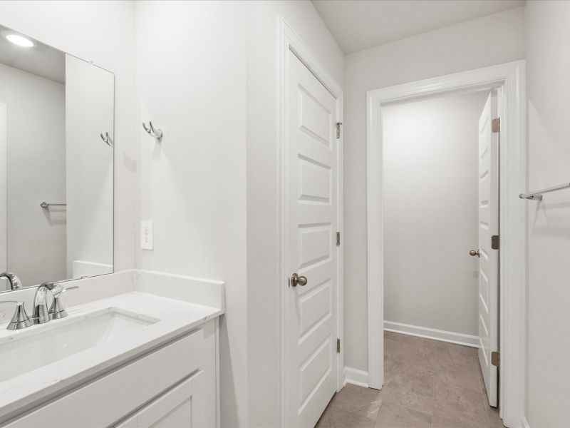 Furnished interior view inside a new home in Valentine Townes, Greer (Image 7).