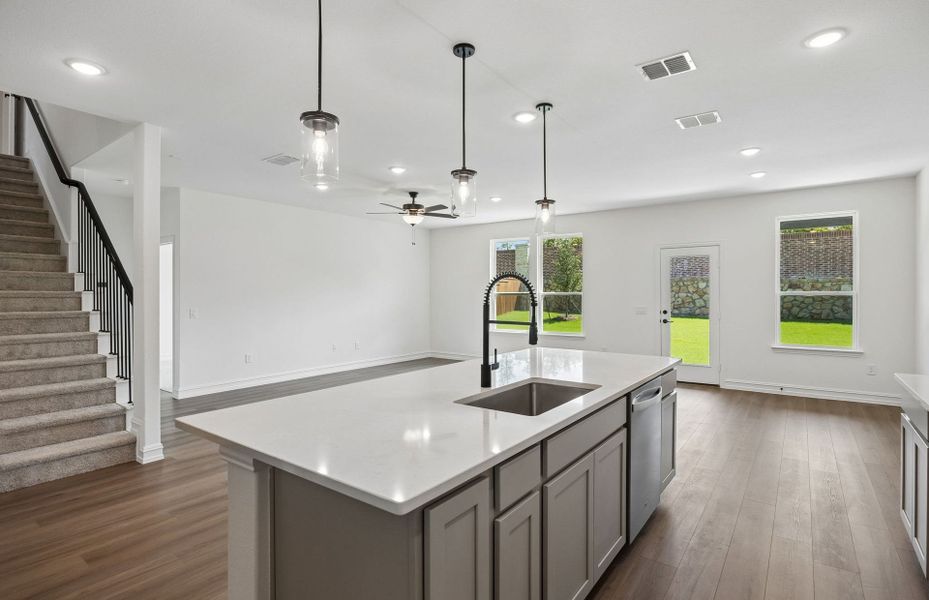 Furnished interior view inside a new home in Pinnacle at Legacy Hills, Celina (Image 8).
