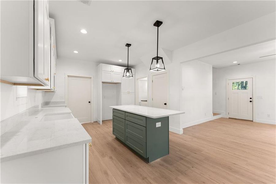 Furnished interior view inside a new home in , Cleveland (Image 8).