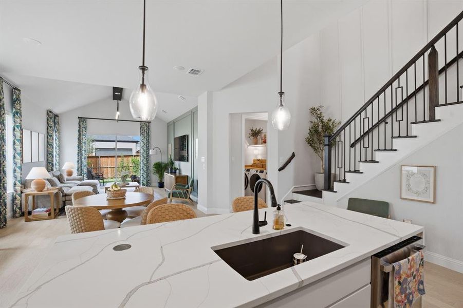 Furnished interior view inside a new home in , Rowlett (Image 13).