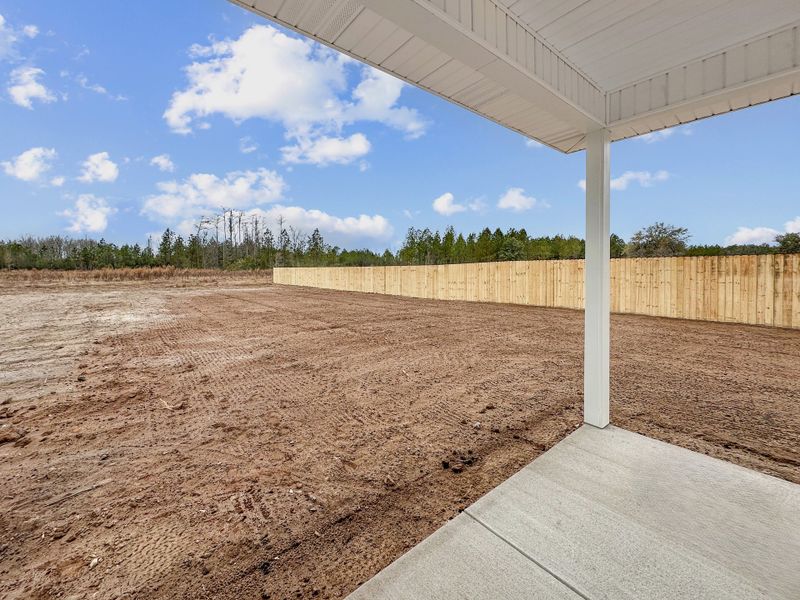 Exterior details and patio area of a home in Tibet Road at Sassafras, Allenhurst (Image 2).