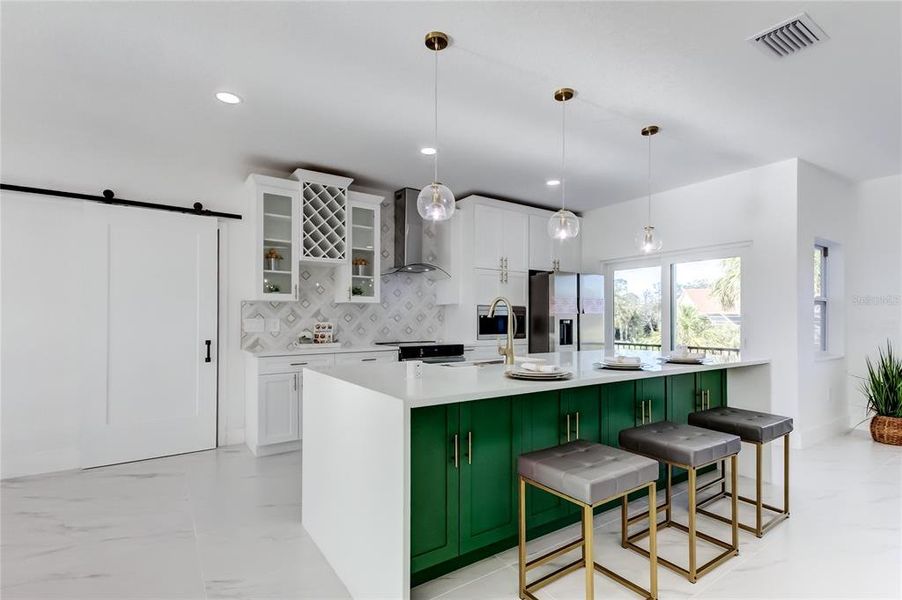 Furnished interior view inside a new home in , New Port Richey (Image 54).