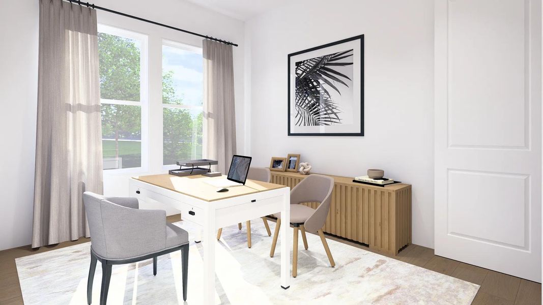 The Larkspur Home Office The Larkspur Home Office