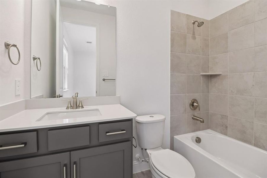 Furnished interior view inside a new home in Ashford Park - Texana Series, Corinth (Image 12).