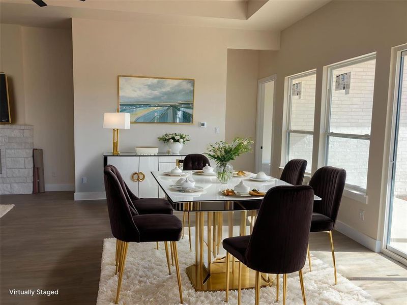 Furnished interior view inside a new home in , Whitney (Image 9).