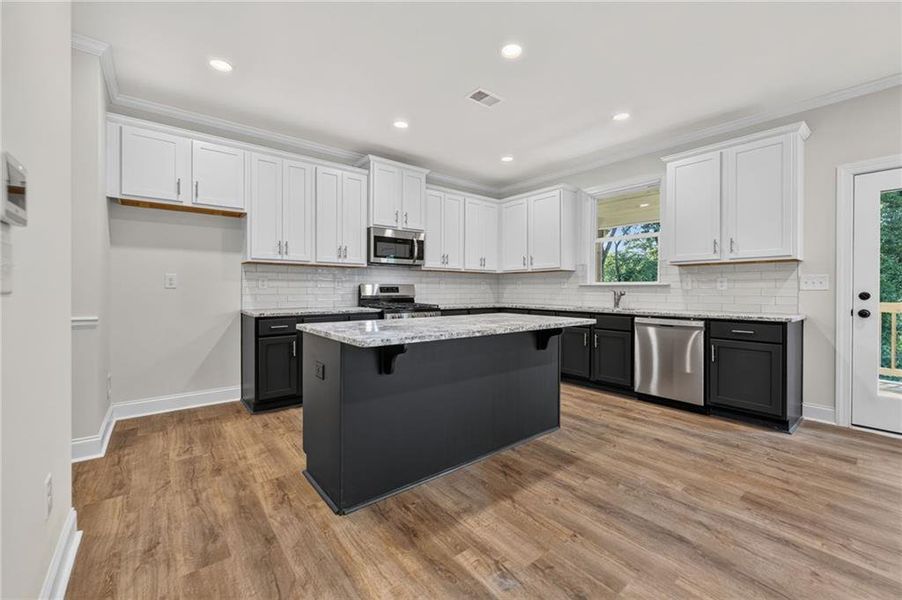 Furnished interior view inside a new home in , Decatur (Image 10).