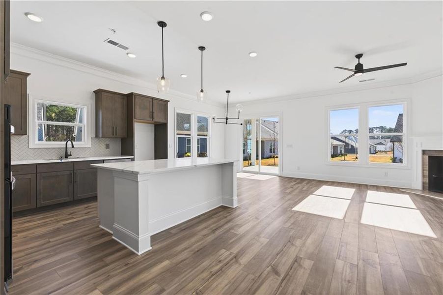 Furnished interior view inside a new home in The Reserve at Bells Ferry, Kennesaw (Image 5).