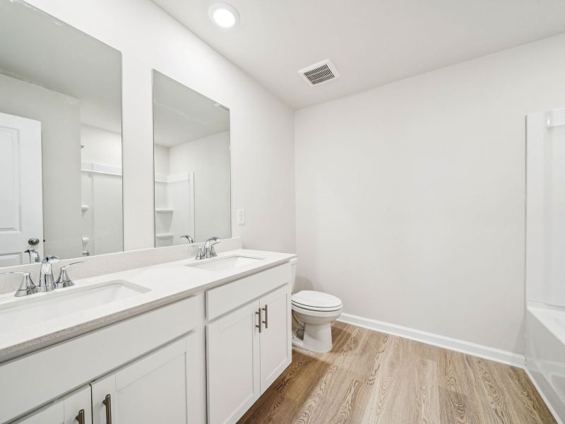 Furnished interior view inside a new home in Parkside at Grayson, Grayson (Image 10). Furnished interior view inside a new home in Parkside at Grayson, Grayson (Image 10).