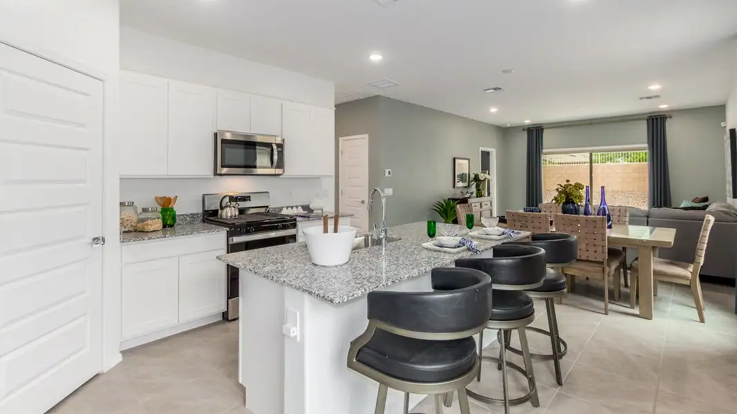 Furnished interior view inside a new home in Blackhawk, Tucson (Image 3). Furnished interior view inside a new home in Blackhawk, Tucson (Image 3).