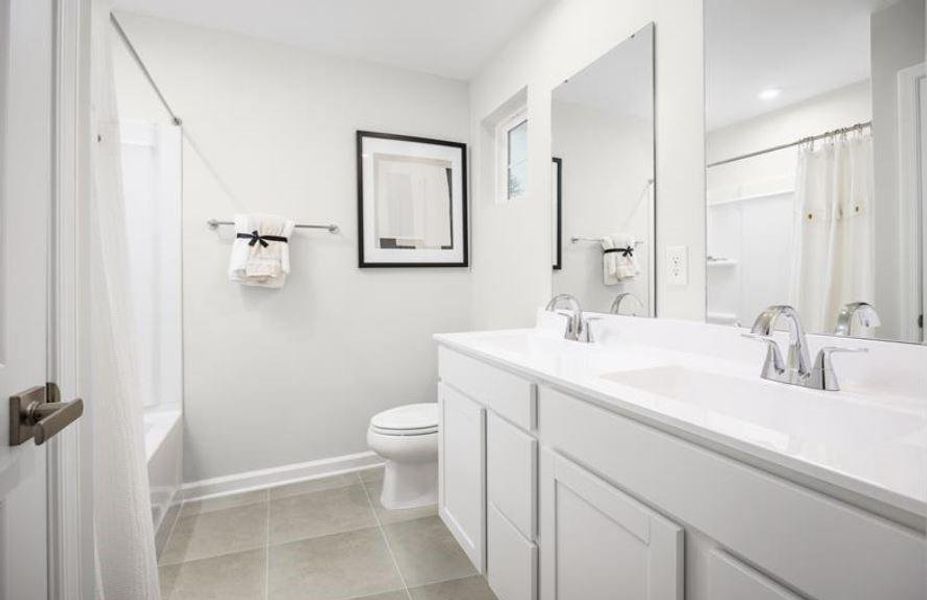 Furnished interior view inside a new home in Terra Lago Townhomes, Indiantown (Image 12).