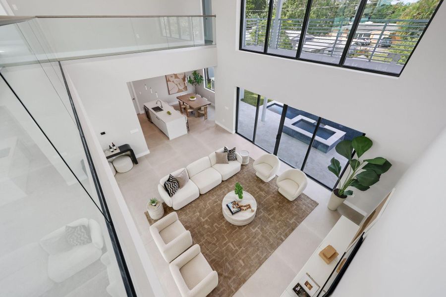 Furnished interior view inside a new home in , Wilton Manors (Image 62). Furnished interior view inside a new home in , Wilton Manors (Image 62).