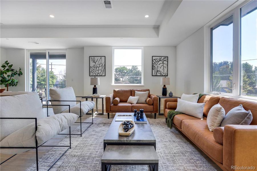 Furnished interior view inside a new home in , Arvada (Image 9).