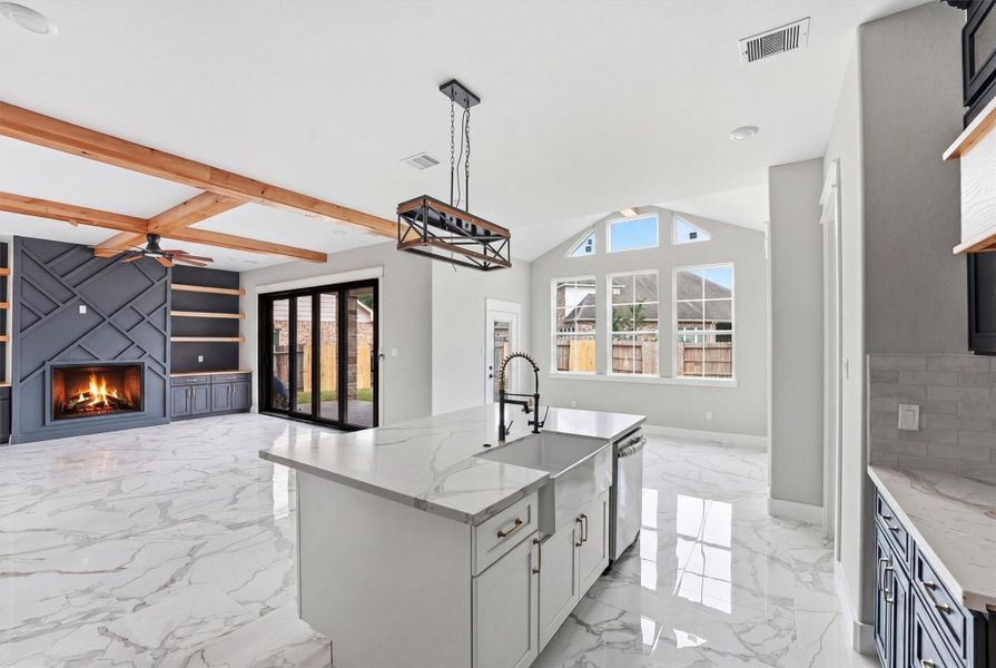 Furnished interior view inside a new home in , Conroe (Image 11).