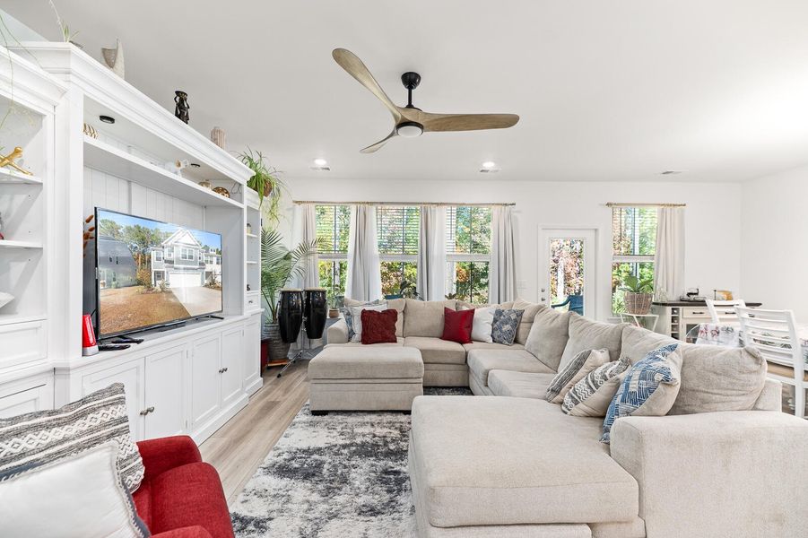 Furnished interior view inside a new home in Boykins Run Townhomes, Moncks Corner (Image 12).