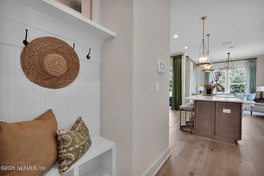 Furnished interior view inside a new home in Mariposa at EverRange 40' Series, Jacksonville (Image 50).