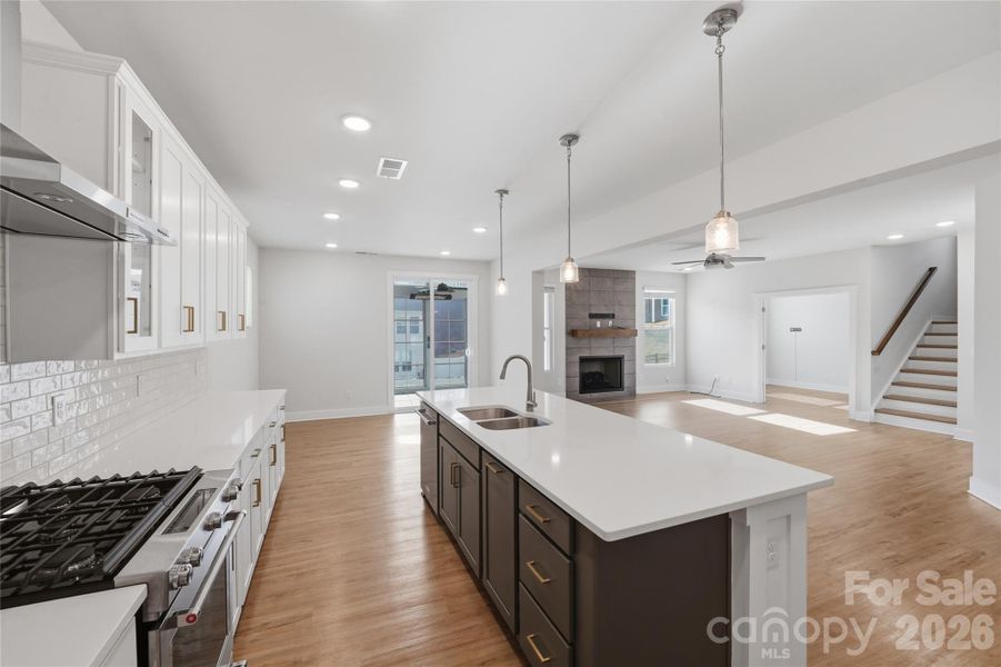 Furnished interior view inside a new home in , Charlotte (Image 8).