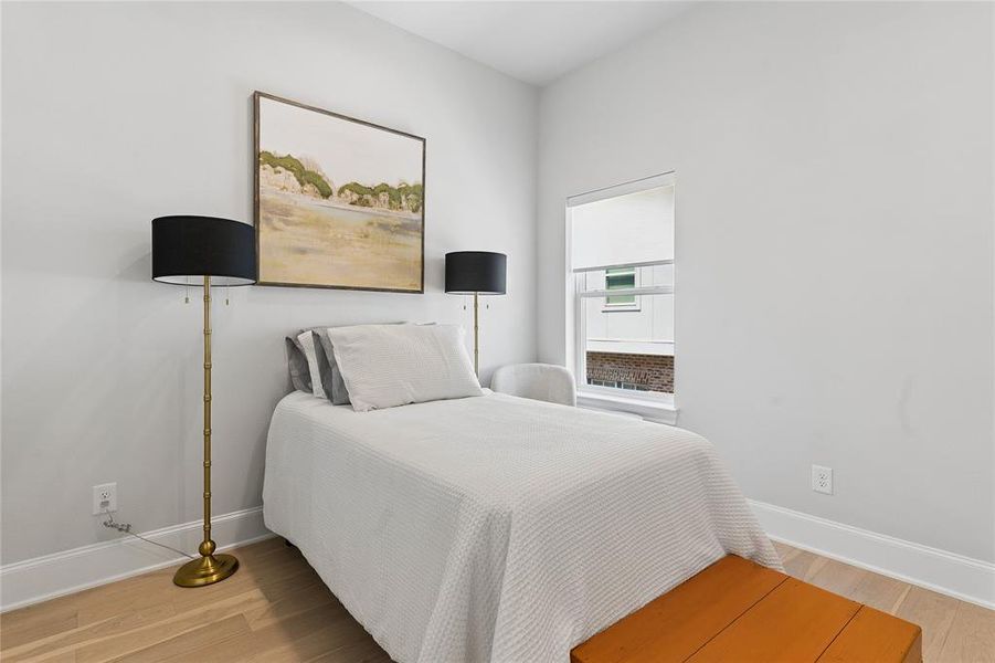 Image of model home with similar floorplan.