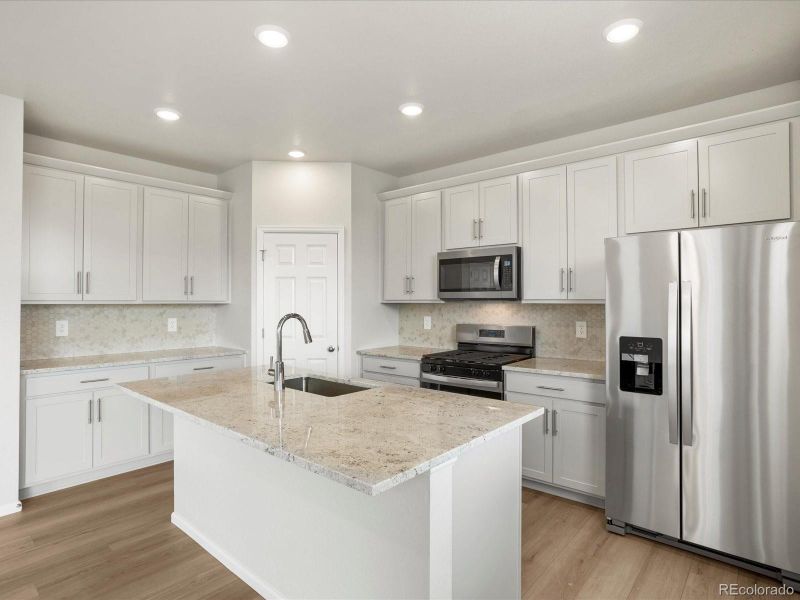 Furnished interior view inside a new home in Westgate, Greeley (Image 14). Furnished interior view inside a new home in Westgate, Greeley (Image 14).