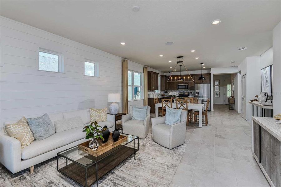Furnished interior view inside a new home in Del Webb Sunbridge, St. Cloud (Image 18). Furnished interior view inside a new home in Del Webb Sunbridge, St. Cloud (Image 18).