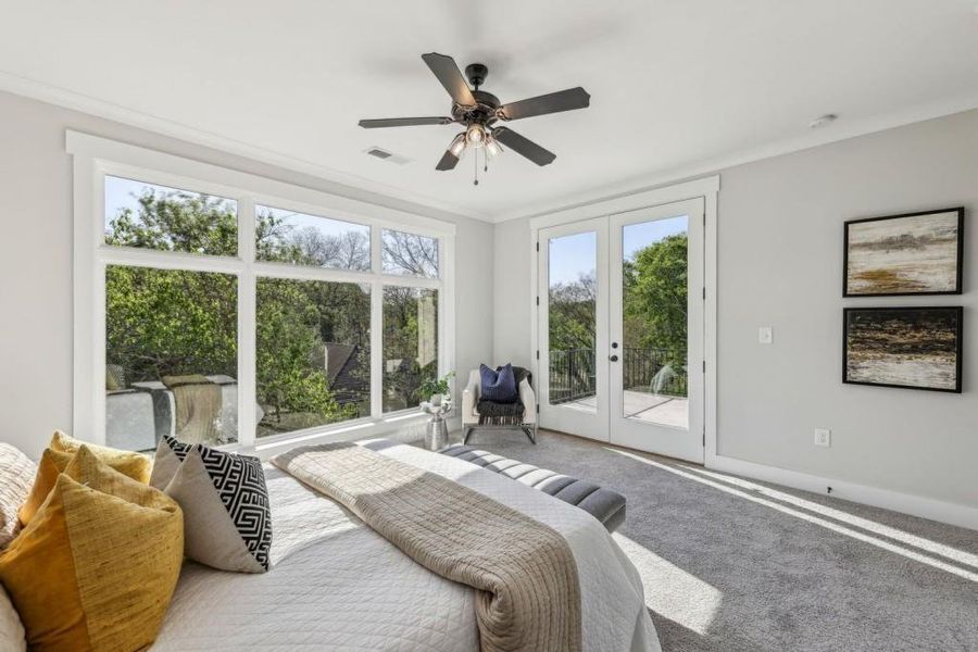Furnished interior view inside a new home in , Atlanta (Image 7). Furnished interior view inside a new home in , Atlanta (Image 7).
