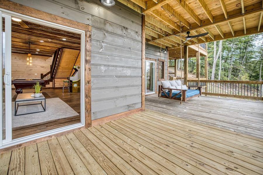 Exterior details and patio area of a home in , Mineral Bluff (Image 29). Exterior details and patio area of a home in , Mineral Bluff (Image 29).