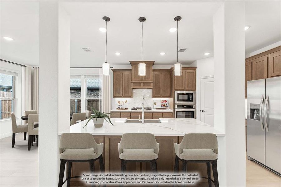 Furnished interior view inside a new home in West Crossing, Anna (Image 12). Furnished interior view inside a new home in West Crossing, Anna (Image 12).