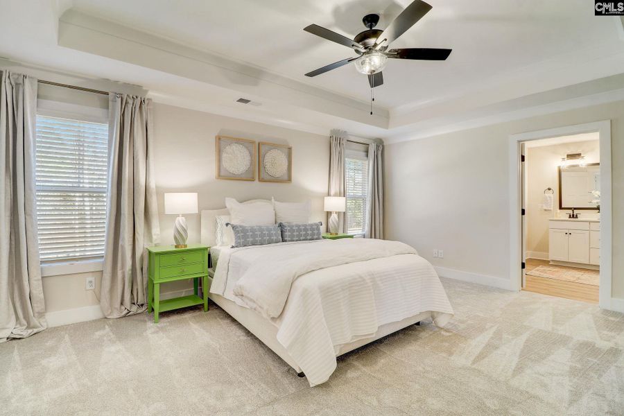 Furnished interior view inside a new home in Raglins Creek, Lugoff (Image 27). Furnished interior view inside a new home in Raglins Creek, Lugoff (Image 27).
