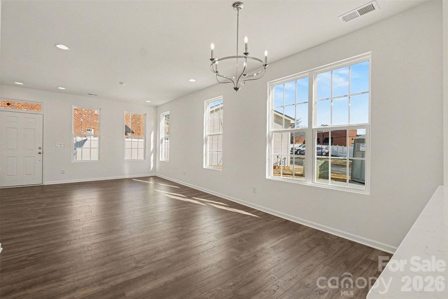 Spacious, unfurnished interior of a new home in , Huntersville (Image 26).