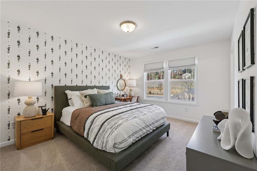 Furnished interior view inside a new home in Arbors at Richland Creek, Buford (Image 18).