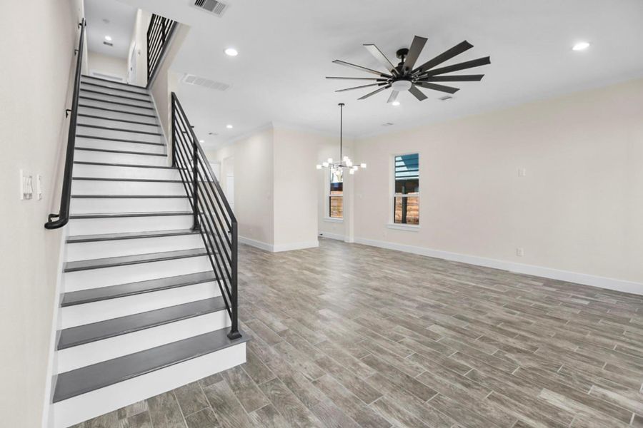 Spacious, unfurnished interior of a new home in , Houston (Image 20). Spacious, unfurnished interior of a new home in , Houston (Image 20).