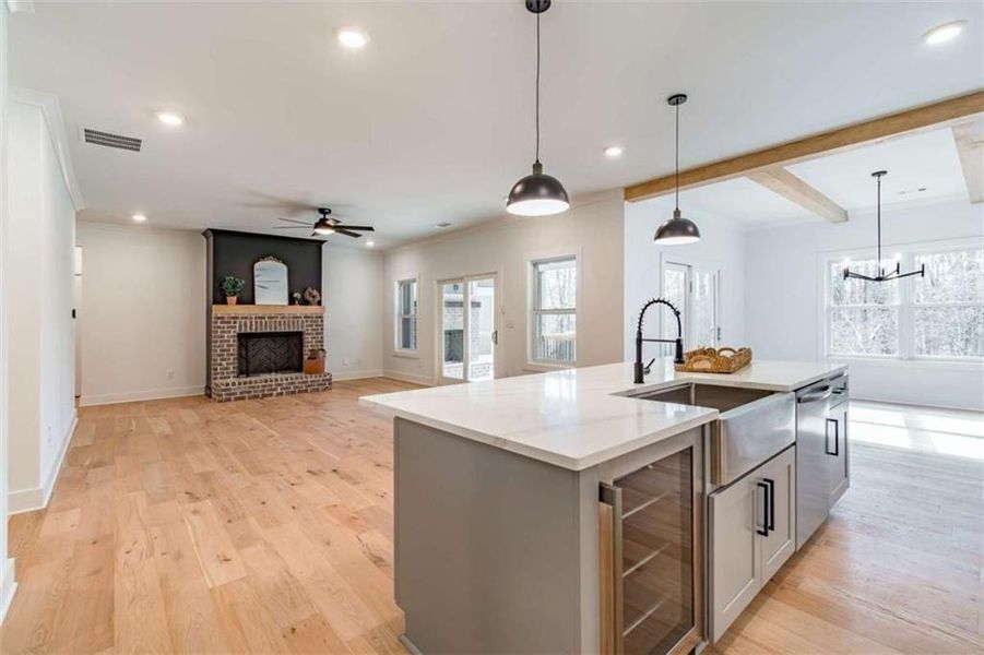 Furnished interior view inside a new home in , Gainesville (Image 13).