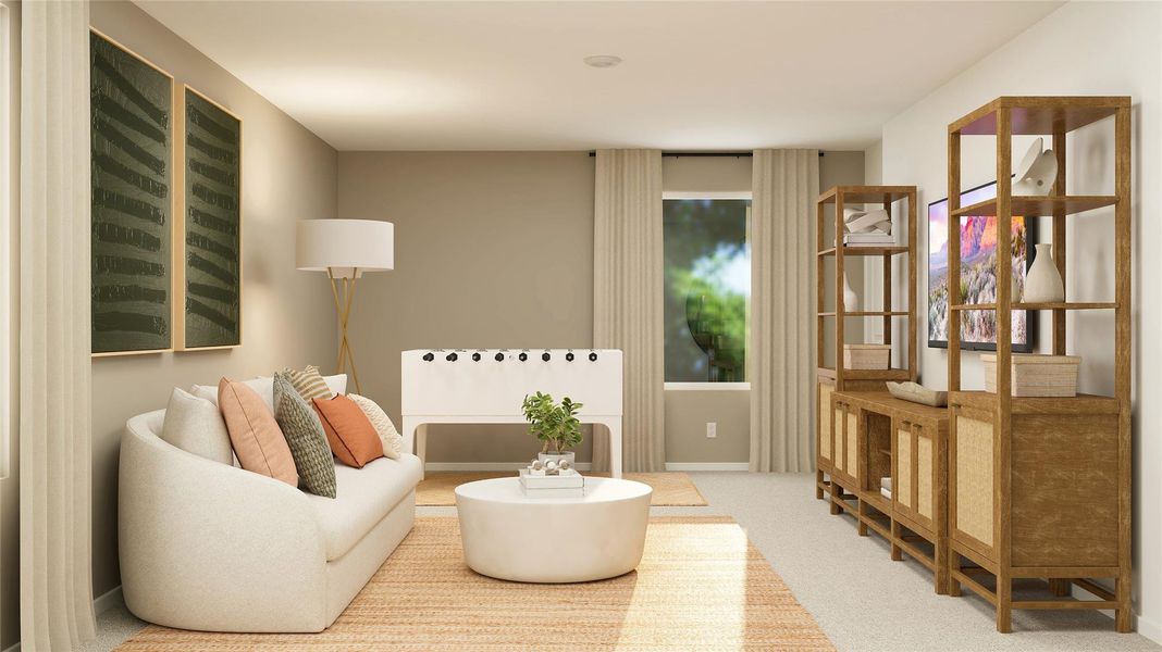 Furnished interior view inside a new home in Cypress Green, Hockley (Image 24). Furnished interior view inside a new home in Cypress Green, Hockley (Image 24).