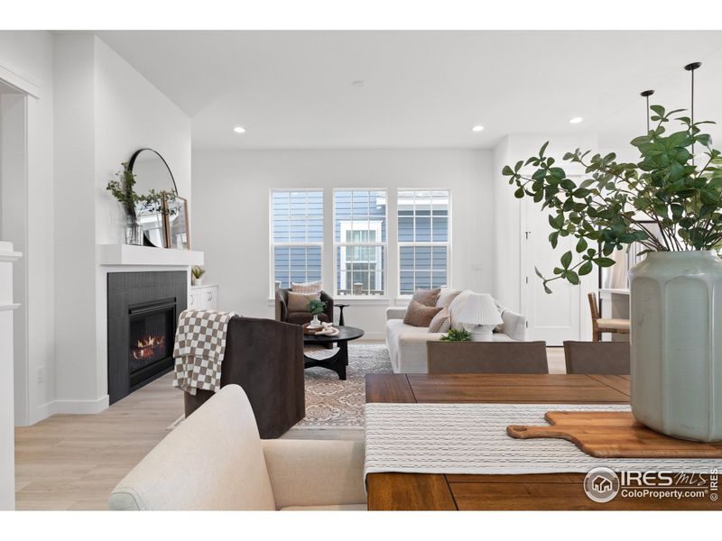 Furnished interior view inside a new home in Westerly, Erie (Image 10).